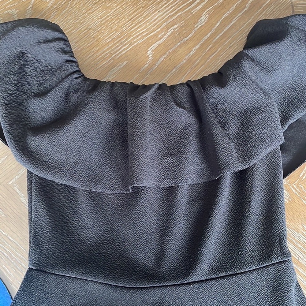 Almost Famous Ruffled Off the Shoulder Dress - Picture 3 of 5